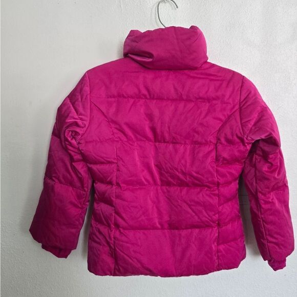 Lands' End Hot Pink Puffee Double Breasted Jacket Size 5-6 - Picture 7 of 8